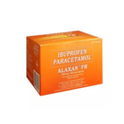 Alaxan (IBUPROFEN + PARACETAMOL) 200mg/325mg  FR Cap, x 1's Alaxan (IBUPROFEN + PARACETAMOL) 200mg/325mg  FR Cap, x 1's