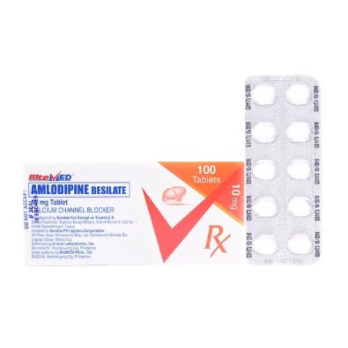 AMLODIPINE (AS BESILATE)  10mg Tablet – Ritemed, x 1's