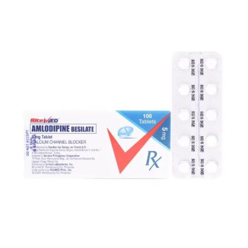 AMLODIPINE (AS BESILATE)  5mg Tablet – Ritemed, x 1's