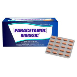 Biogesic (PARACETAMOL) 500mg Tablet, x 1's