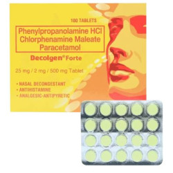 Decolgen Forte Tablet, x 1's