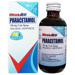 PARACETAMOL 120Mg/5Ml 60mL – Ritemed PARACETAMOL 120Mg/5Ml 60mL – Ritemed