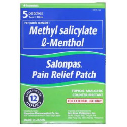 Salonpas Pain Relief Patch, x 5's